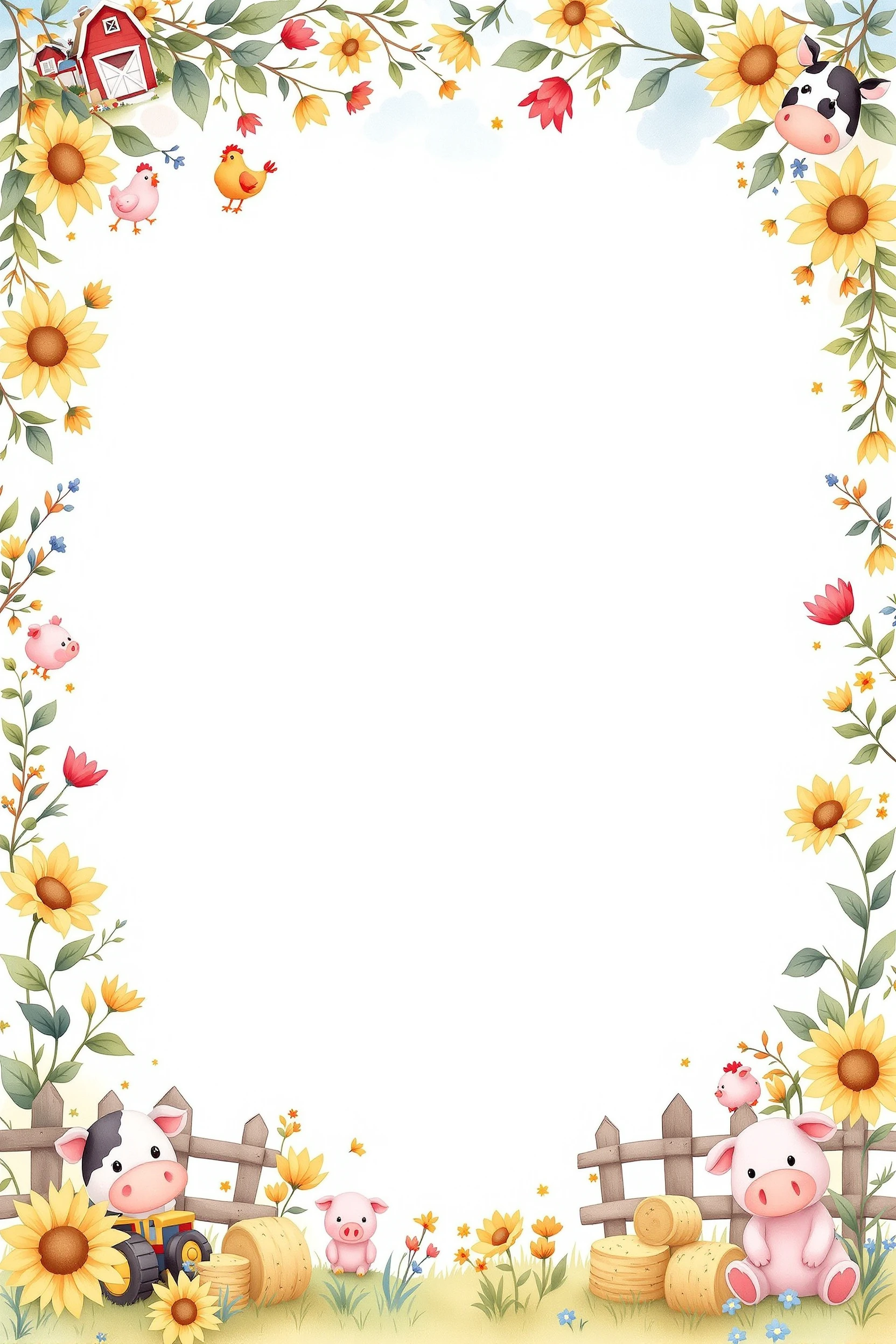 Barnyard Mornings Farm Chore Chart - printable farm chore chart