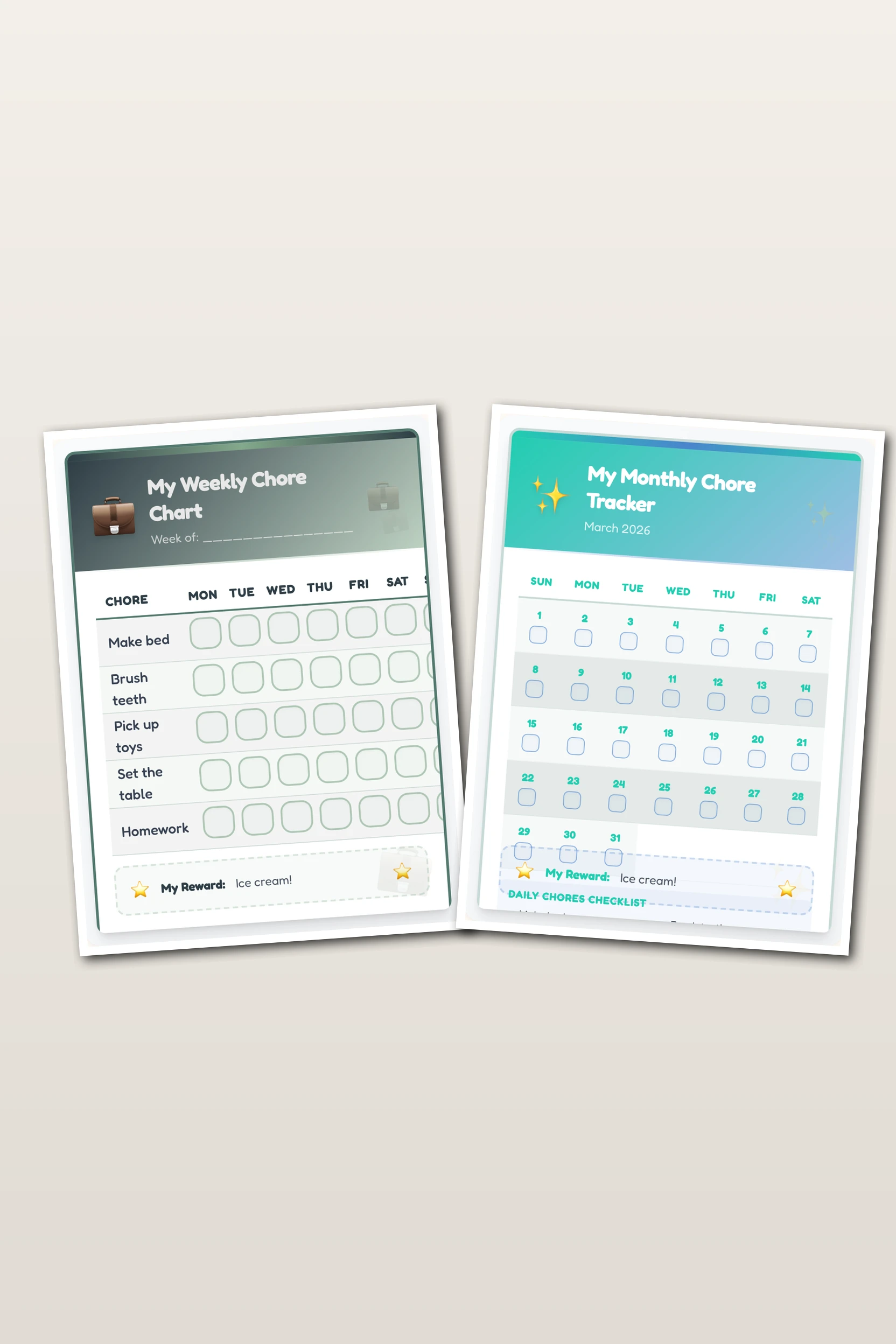 Gráficos de Tareas para Adultos: Plantillas de Gestión del Hogar que Mantienen a Todos Responsables