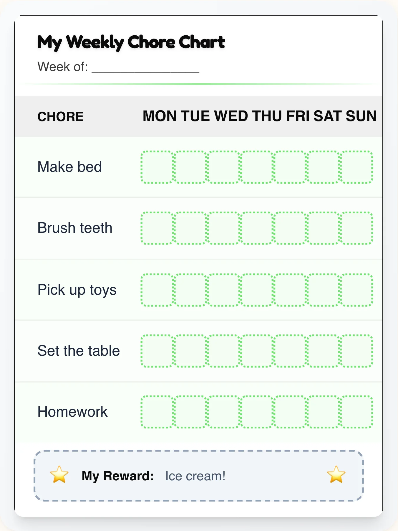 Hacker Blackboard Chore Chart - printable geeks chore chart