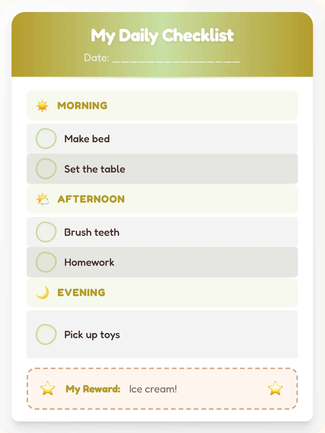 Jolly Pets Day Tracker - printable pets chore chart