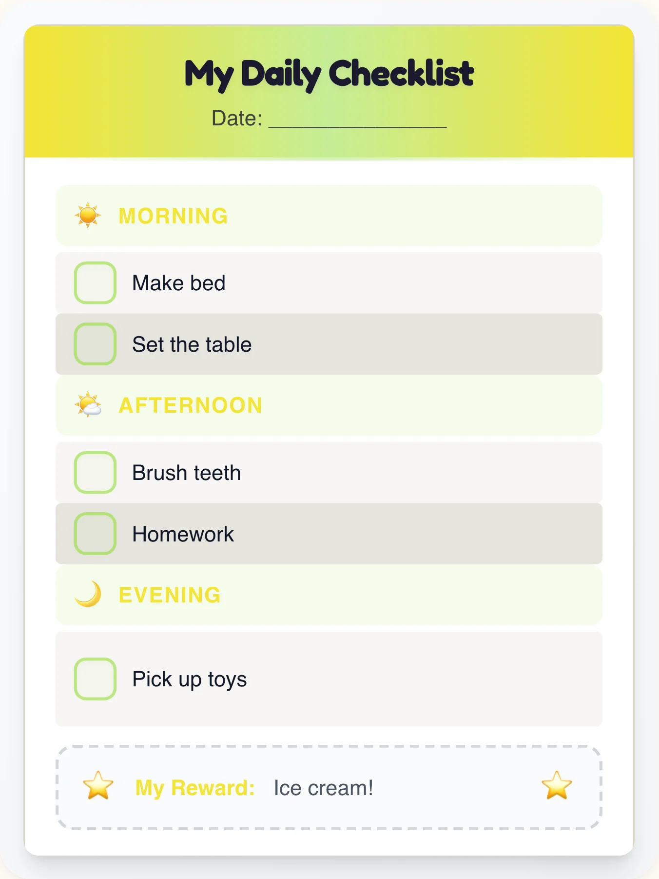 Jolly Professional Day Tracker - printable professional chore chart