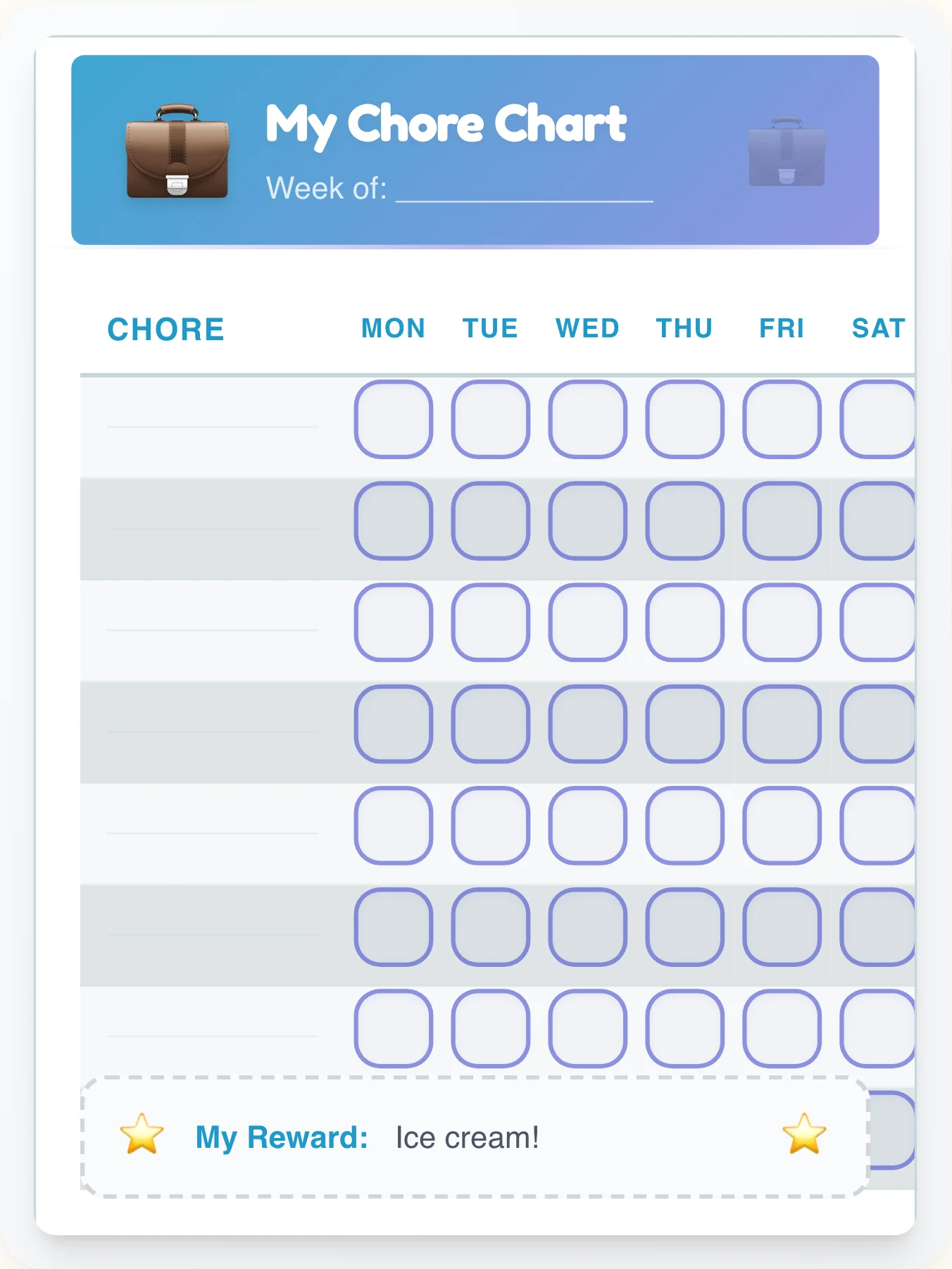Inspiring Professional DIY Chart - printable professional chore chart